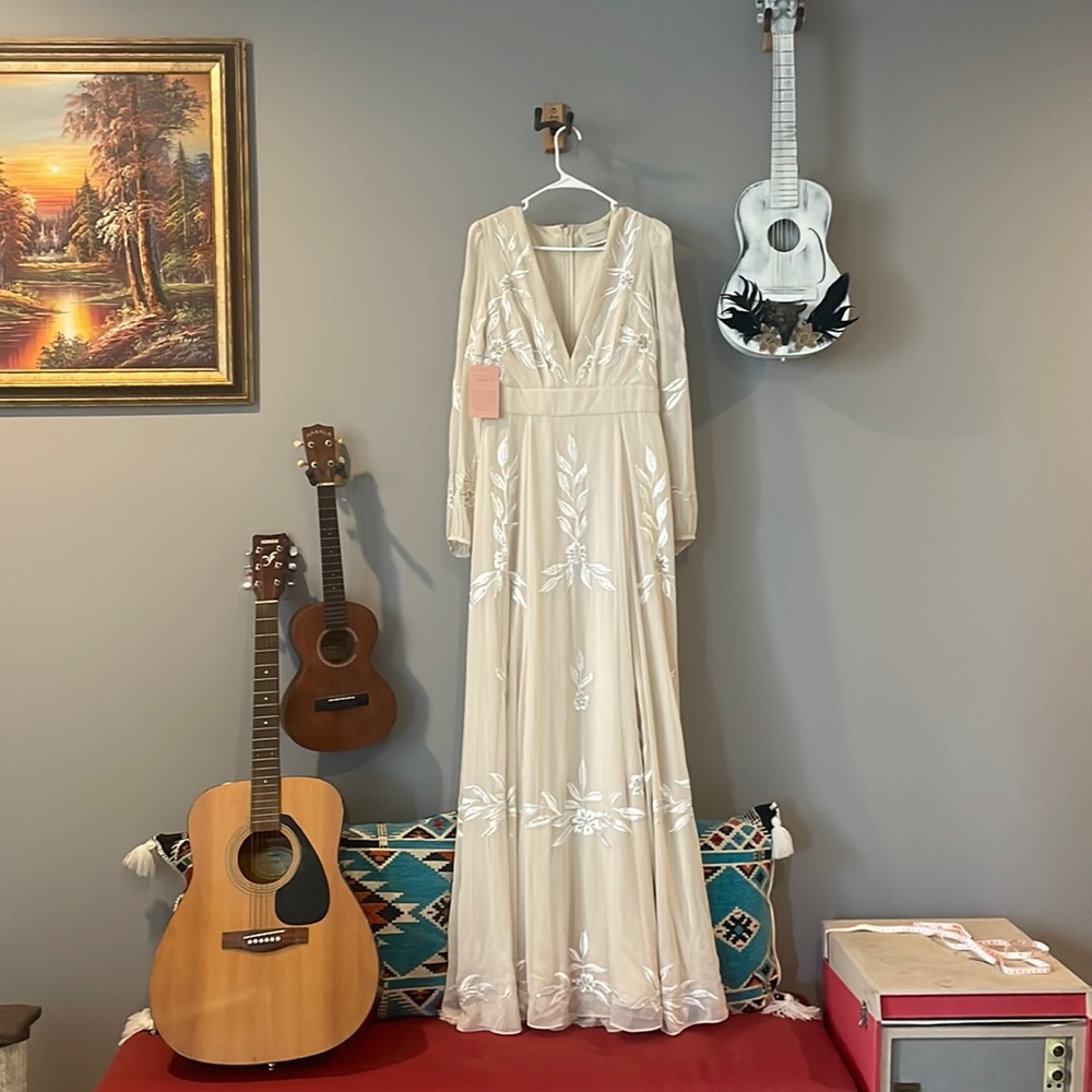 NWT BHLDN Wedding Dress Size 12 (Anthropologie Wedding Line)